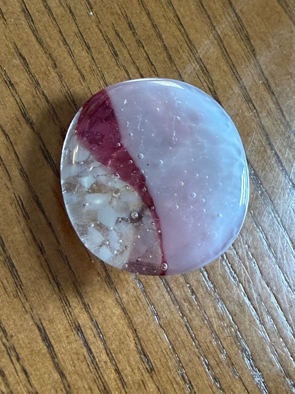 Gorgeous Handcrafted Fused Glass Brooch / Pin